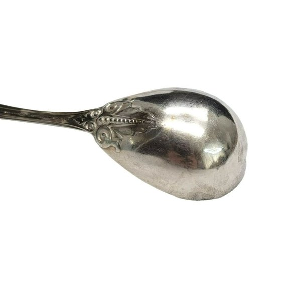Sterling Silver Berry Spoon William Gale & Son Italian 1860 Monogram CR53 - Picture 8 of 11